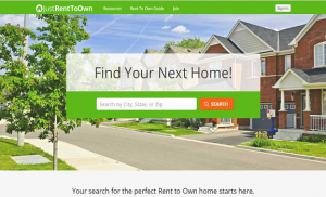 How to find rent to own homes?